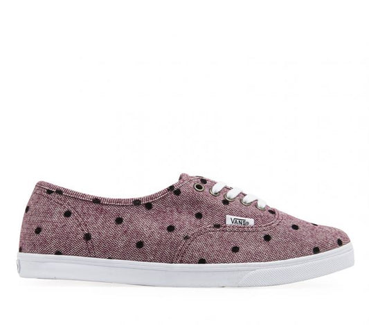 VANS |AUTHENTIC | LO PRO | BURGANDY/WHITE